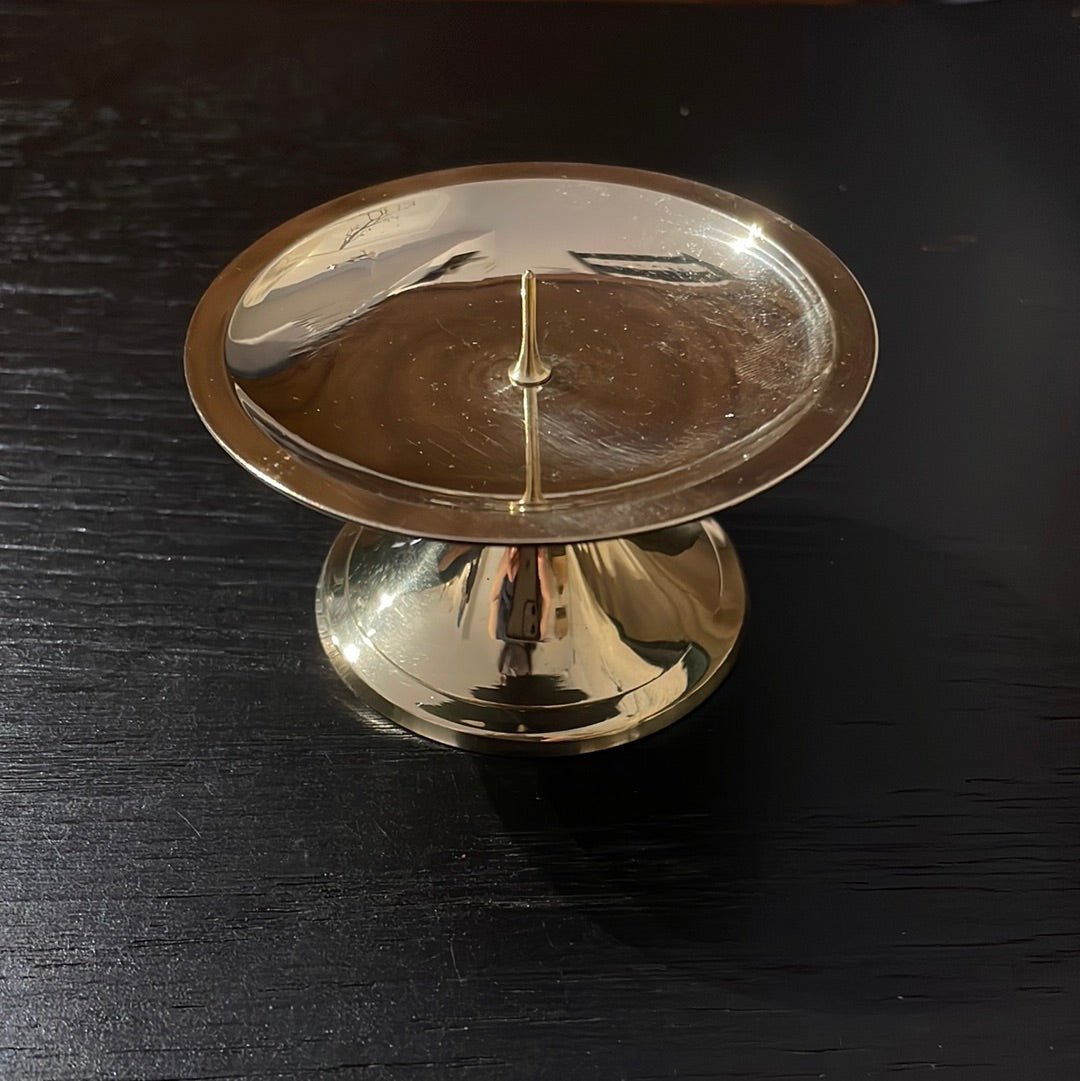 Brass Spike Candle Holder Witch Chest