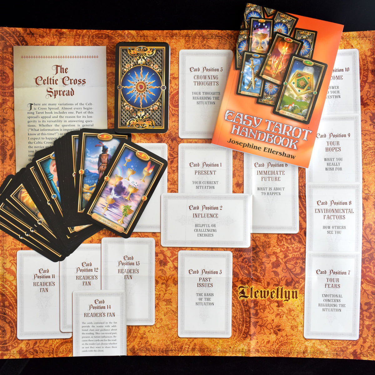 Easy Tarot Deck Kit (Manual By Josephine Ellershaw & Tarot By Ciro