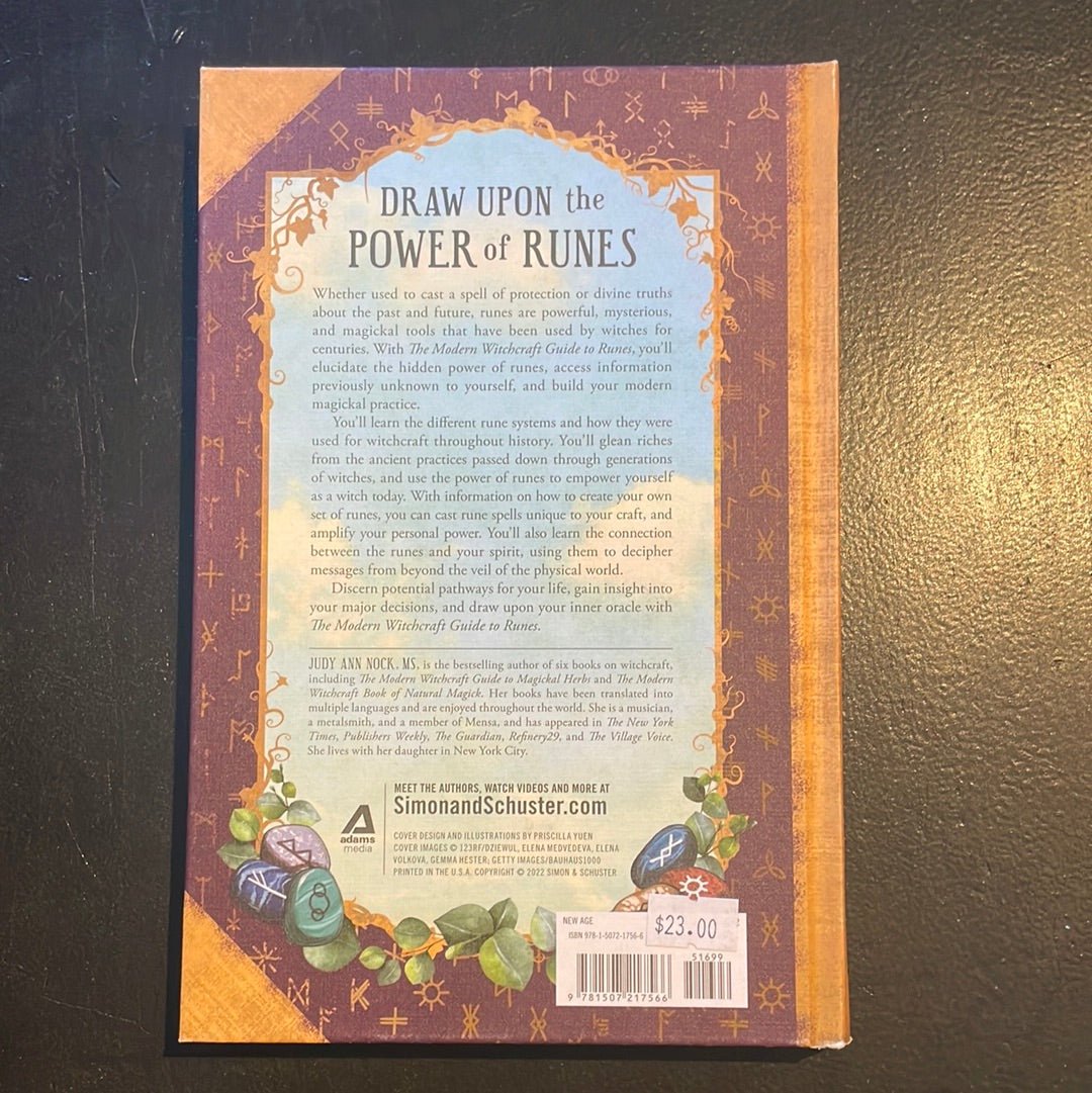 Modern Witchcraft Guide To Runes Book By Judy Ann Nock