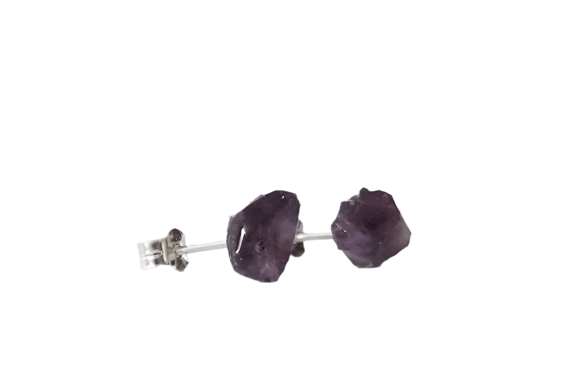 Amethyst Earrings By Raw Stone Elegance (Toronto) - Witch Chest