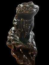 Load image into Gallery viewer, Black Ceramic Waterfall and Backflow Incense Holder - Witch Chest