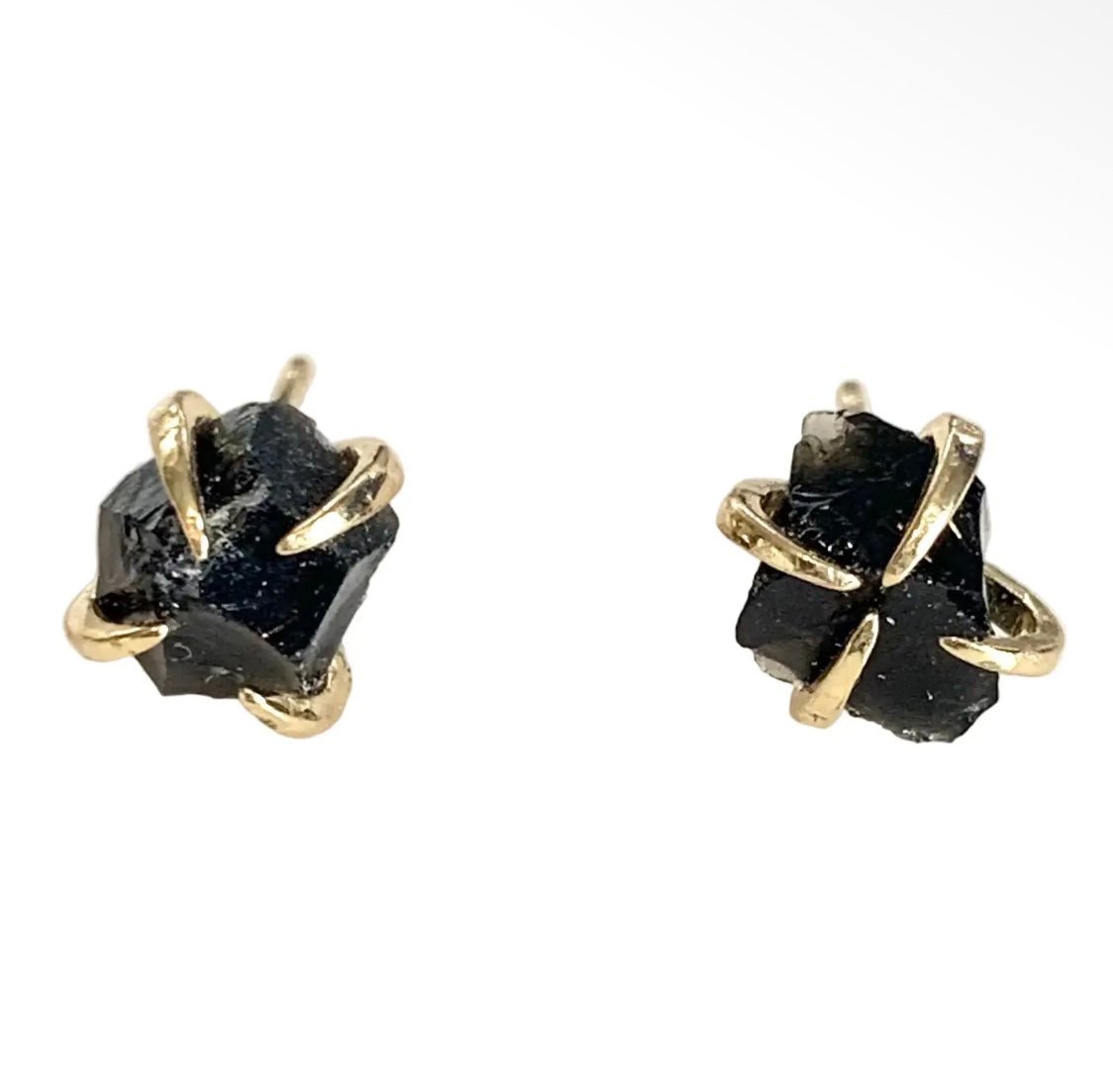 Black Obsidian Earrings by Royce and Oak (Edmonton) - Witch Chest