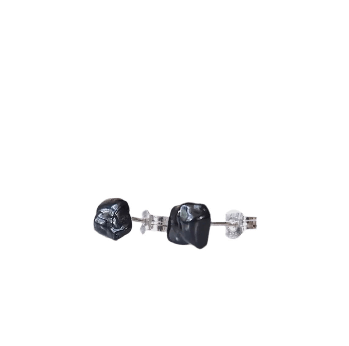 Black Tourmaline Earrings By Raw Stone Elegance (Toronto) - Witch Chest