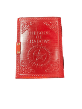 Load image into Gallery viewer, Book of Shadows Red Leather With Lapis BOS/Journal - Witch Chest