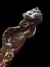 Load image into Gallery viewer, Brown Ceramic Sleeping Dragon Backflow Incense Holder - Witch Chest