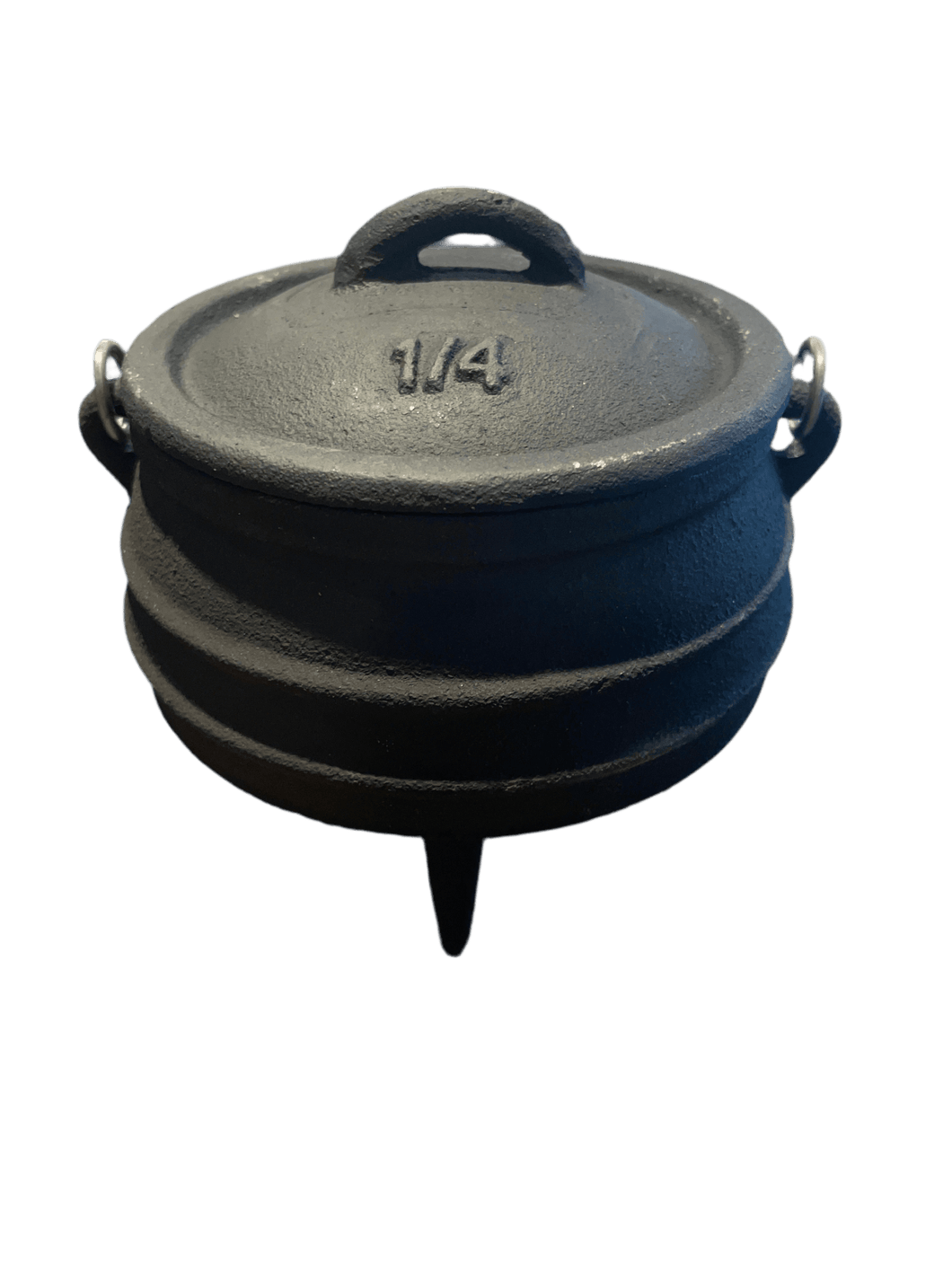 Cast Iron Cauldron Ribbed 5 inch - Witch Chest