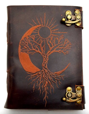 Celestial Tree of Life Leather BOS/Journal - Witch Chest