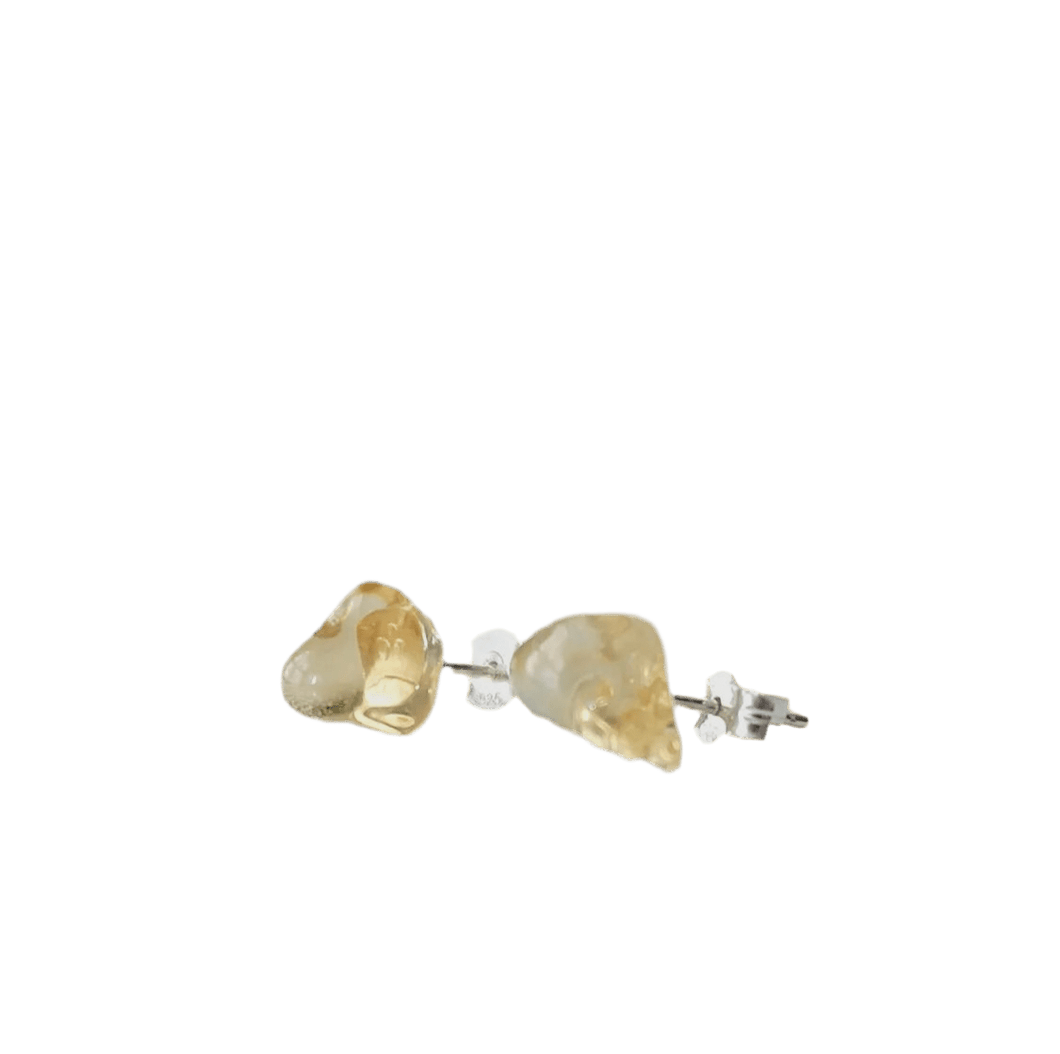 Citrine Earrings By Raw Stone Elegance (Toronto) - Witch Chest