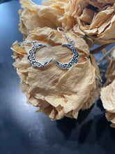 Load image into Gallery viewer, Crescent Moon Celtic Knot Earrings - Sterling Silver - Witch Chest