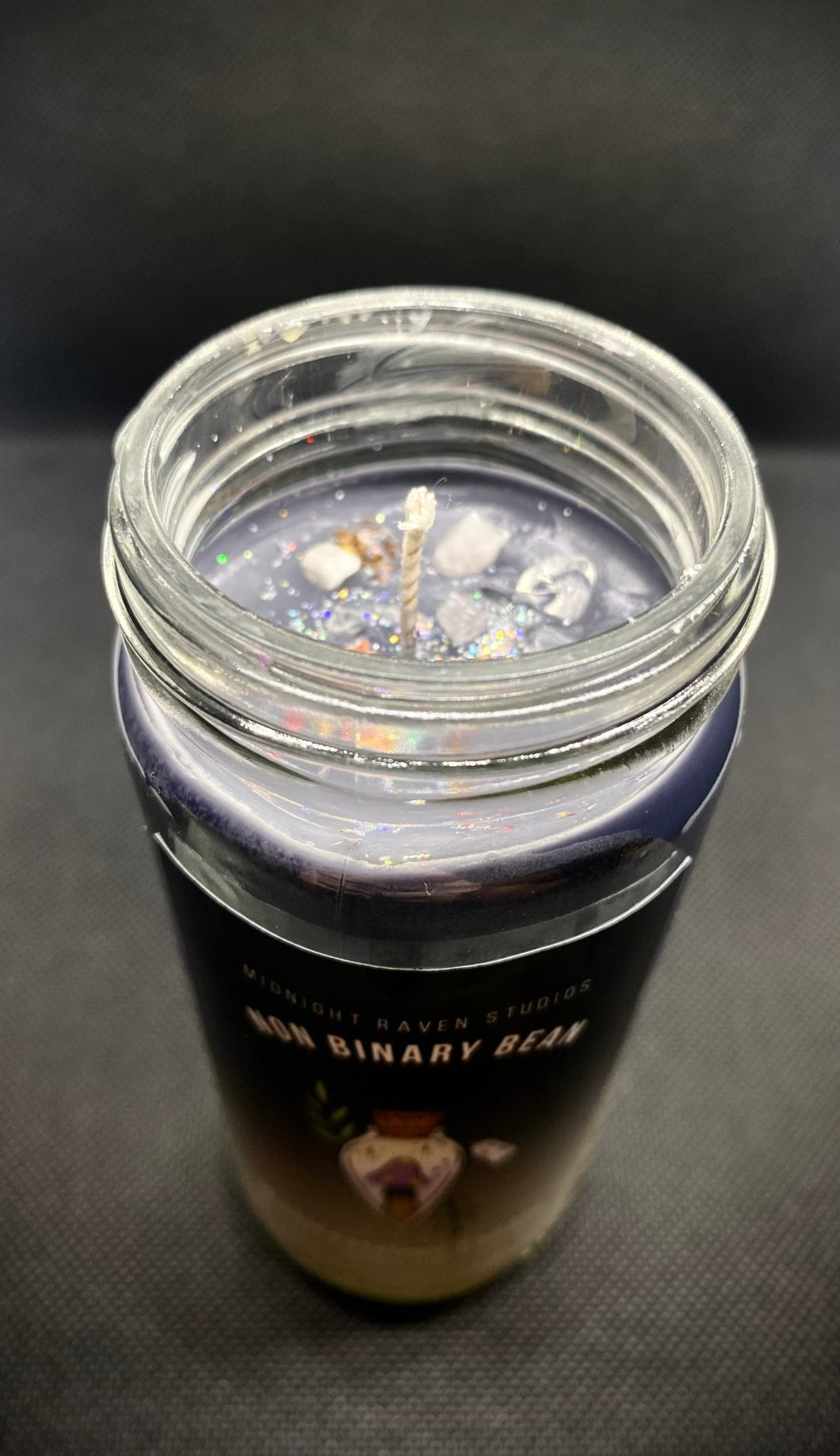 Enby Manifestation Candle - Midnight Raven (Kitchener) - Witch Chest