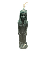 Load image into Gallery viewer, Female Figure Beeswax Candle - Witch Chest - Witch Chest