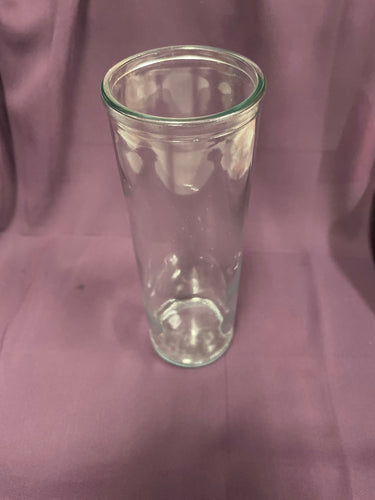 Glass Pillar Candle Jar - Witch Chest