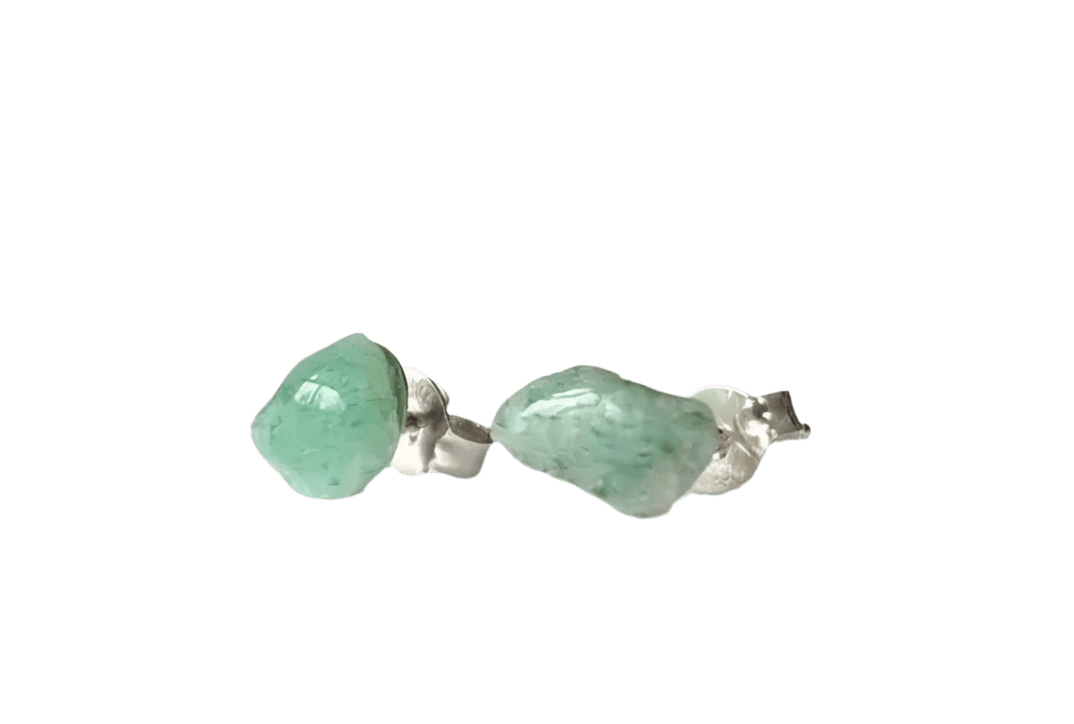 Green Aventurine Earrings By Raw Stone Elegance (Toronto) - Witch Chest