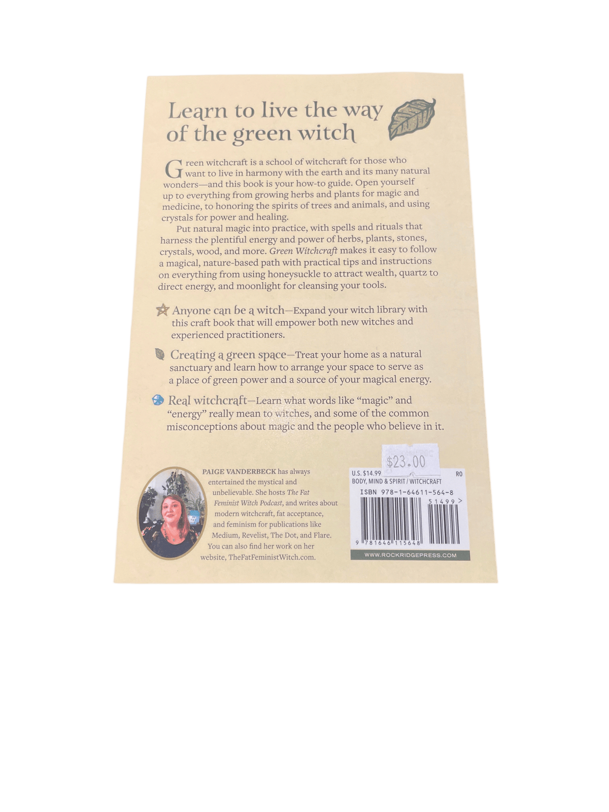 Green Witchcraft By Paige Vanderbeck - Witch Chest