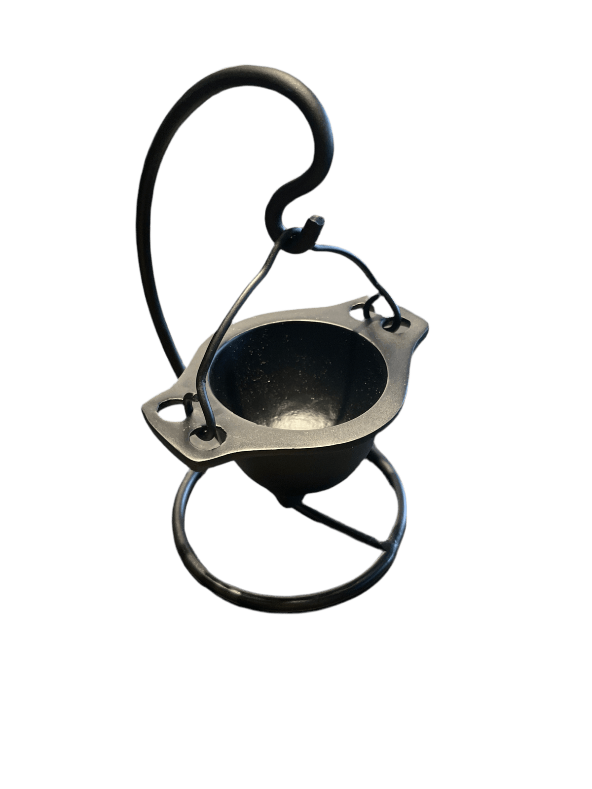 Hanging Cast Iron Cauldron - Witch Chest
