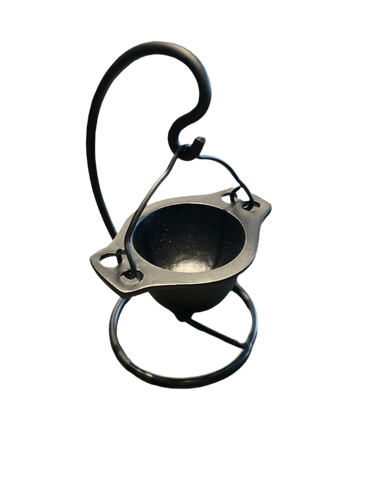 Hanging Cast Iron Cauldron - Witch Chest