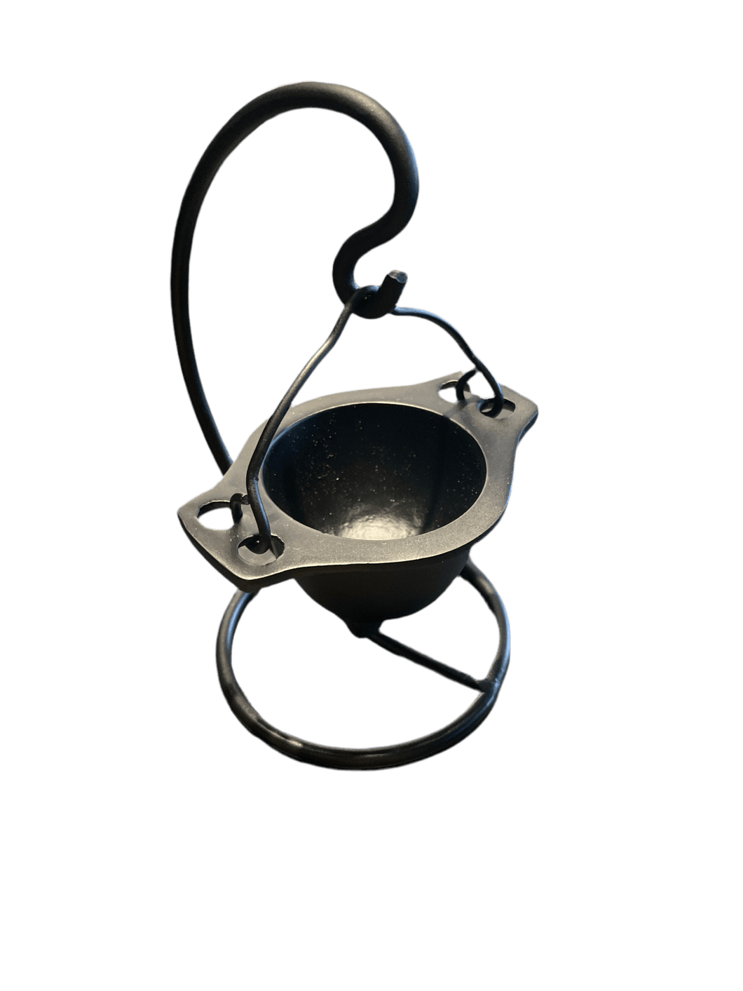 Hanging Cast Iron Cauldron - Witch Chest