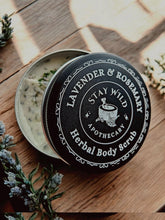 Load image into Gallery viewer, Lavender &amp; Rosemary Herbal Body Scrub by Stay Wild Apothecary - Witch Chest