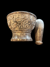 Load image into Gallery viewer, Leaf Soapstone Mortar &amp; Pestle - Witch Chest