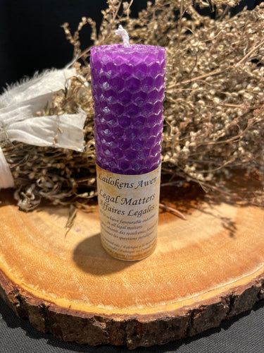 Legal Matters Beeswax Candle - Lailokens Arwen - Witch Chest