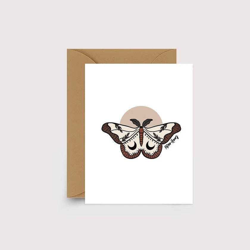 Magical Moth Card by After Hours Creative (Toronto) - Witch Chest