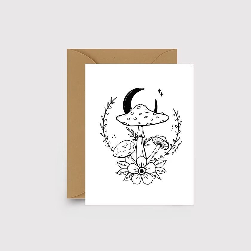 Mushroom Card by After Hours Creative (Toronto) - Witch Chest
