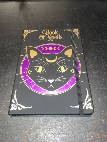 Mystic Cat Book Of Spells Journal - Witch Chest