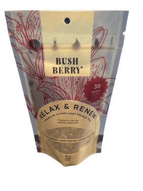 Organic Relax & Renew Loose Leaf Tea By Bush Berry (British Columbia) - Witch Chest