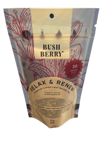 Organic Relax & Renew Loose Leaf Tea By Bush Berry (British Columbia) - Witch Chest
