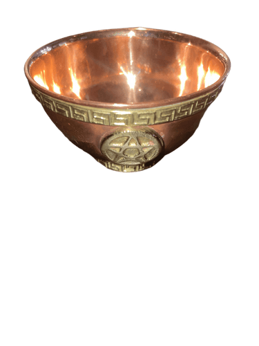 Pentacle Copper Offering Bowl - Witch Chest