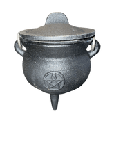 Load image into Gallery viewer, Pentacle Mini Potbelly Cauldron - Witch Chest