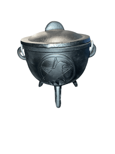 Pentacle Raven Cauldron - Witch Chest