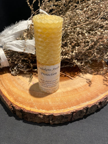 Protection Beeswax Candle - Lailokens Arwen - Witch Chest