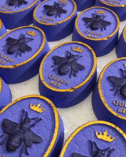 Load image into Gallery viewer, Purple Queen Bee Bath Bomb by Bird and Bear Shop - Witch Chest