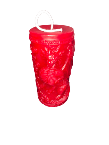 Red Dragon Beeswax Candle By Witch Chest (Ottawa) - Witch Chest
