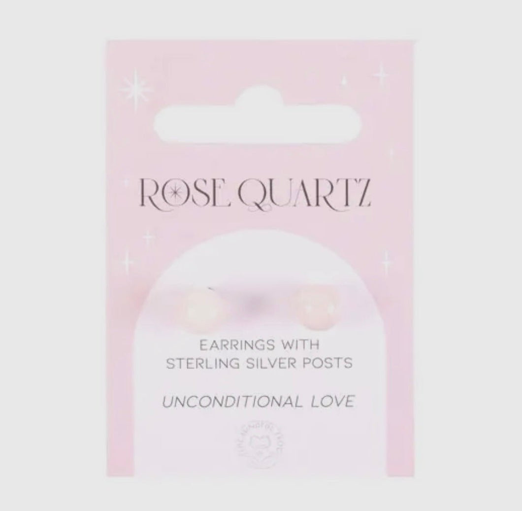 Rose Quartz Earrings - Witch Chest