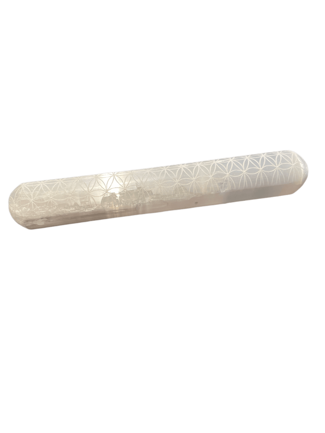 Selenite Flower Of Life Wand - Witch Chest