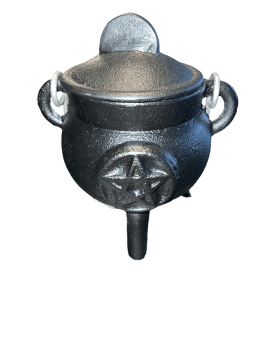 Small Pentacle Cauldron - Witch Chest