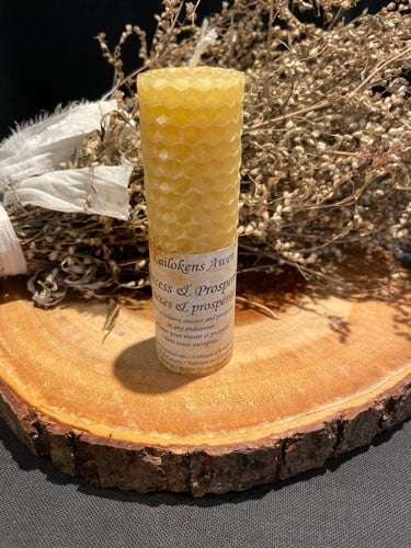 Success & Prosperity Beeswax Candle - Lailokens Arwen - Witch Chest