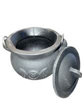 Load image into Gallery viewer, Triple Moon Goddess Potbelly Cauldron - Witch Chest