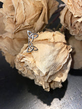 Load image into Gallery viewer, Triquetra Stud Earrings - Sterling Silver - Witch Chest