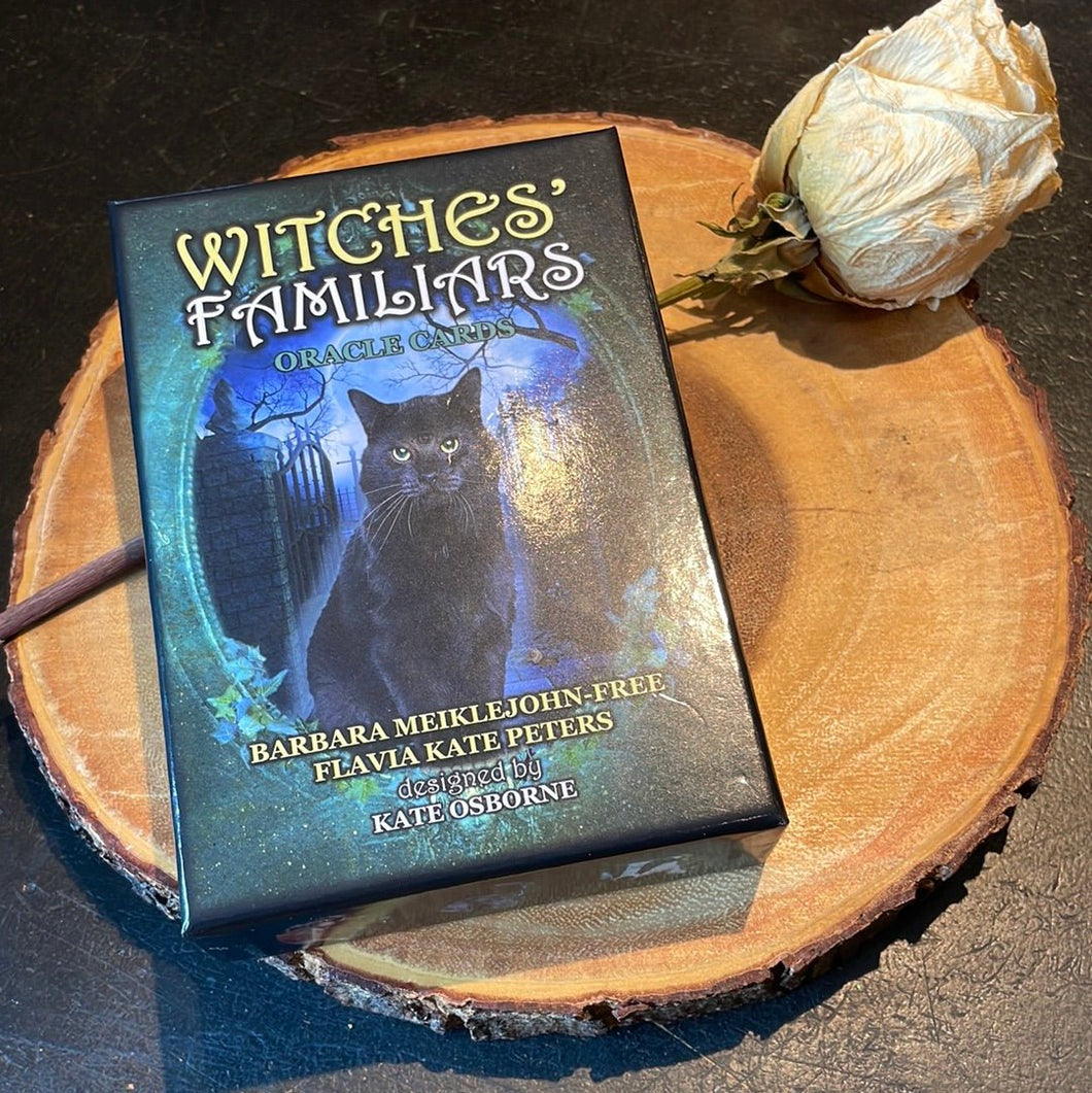 Witches’ Familiars Oracle Deck By Barbara Meiklejohn-Free & Flavia Kate Peters - Witch Chest