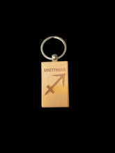 Load image into Gallery viewer, Wooden Laser Engraved Zodiac Keychain by Blaise the Witch - Witch Chest