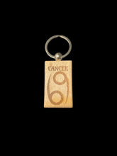 Load image into Gallery viewer, Wooden Laser Engraved Zodiac Keychain by Blaise the Witch - Witch Chest