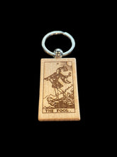 Load image into Gallery viewer, Wooden Laser Tarot Card Engraved Keychain by Blaise the Witch - Witch Chest