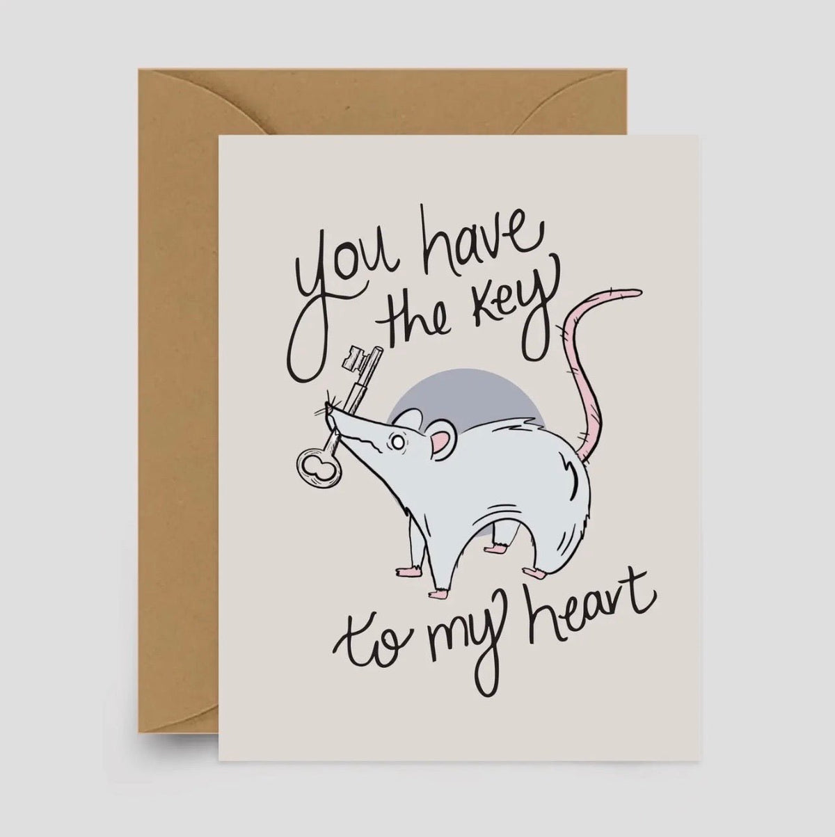 You Have The Key To My Heart Card by After Hours Creative (Toronto) - Witch Chest