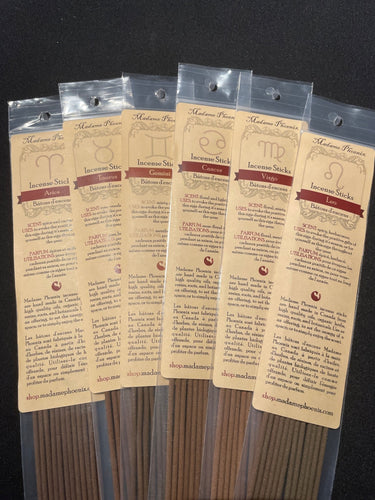 Zodiac Incense By Madame Phoenix (Toronto) - Witch Chest