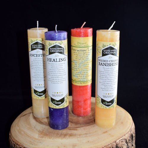 Herbal Spell Candles by Coventry Creations - 4 Types - Witch Chest