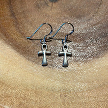 Load image into Gallery viewer, Ankh Earrings- Sterling Silver - Witch Chest