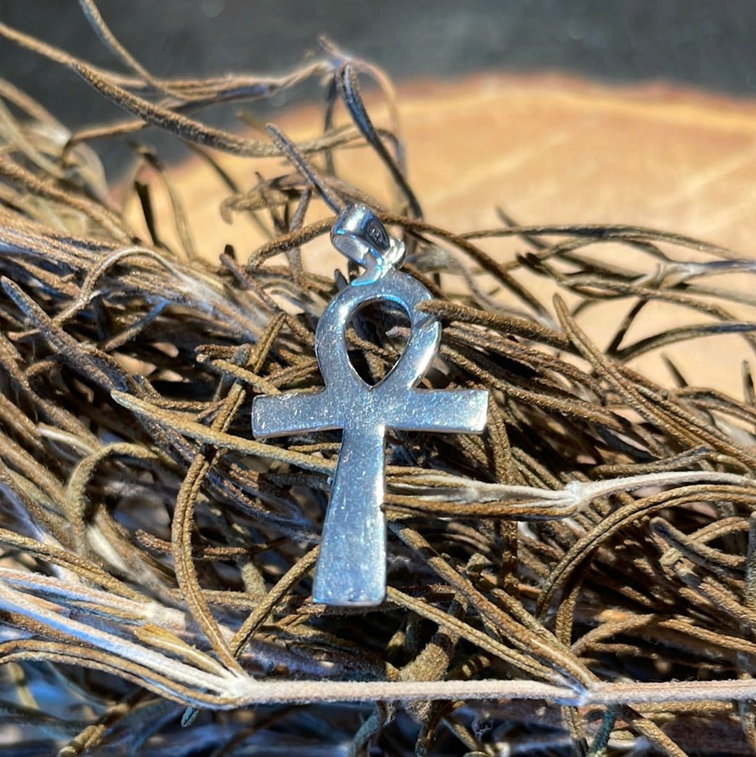 Ankh Pendant - Sterling Silver - Witch Chest